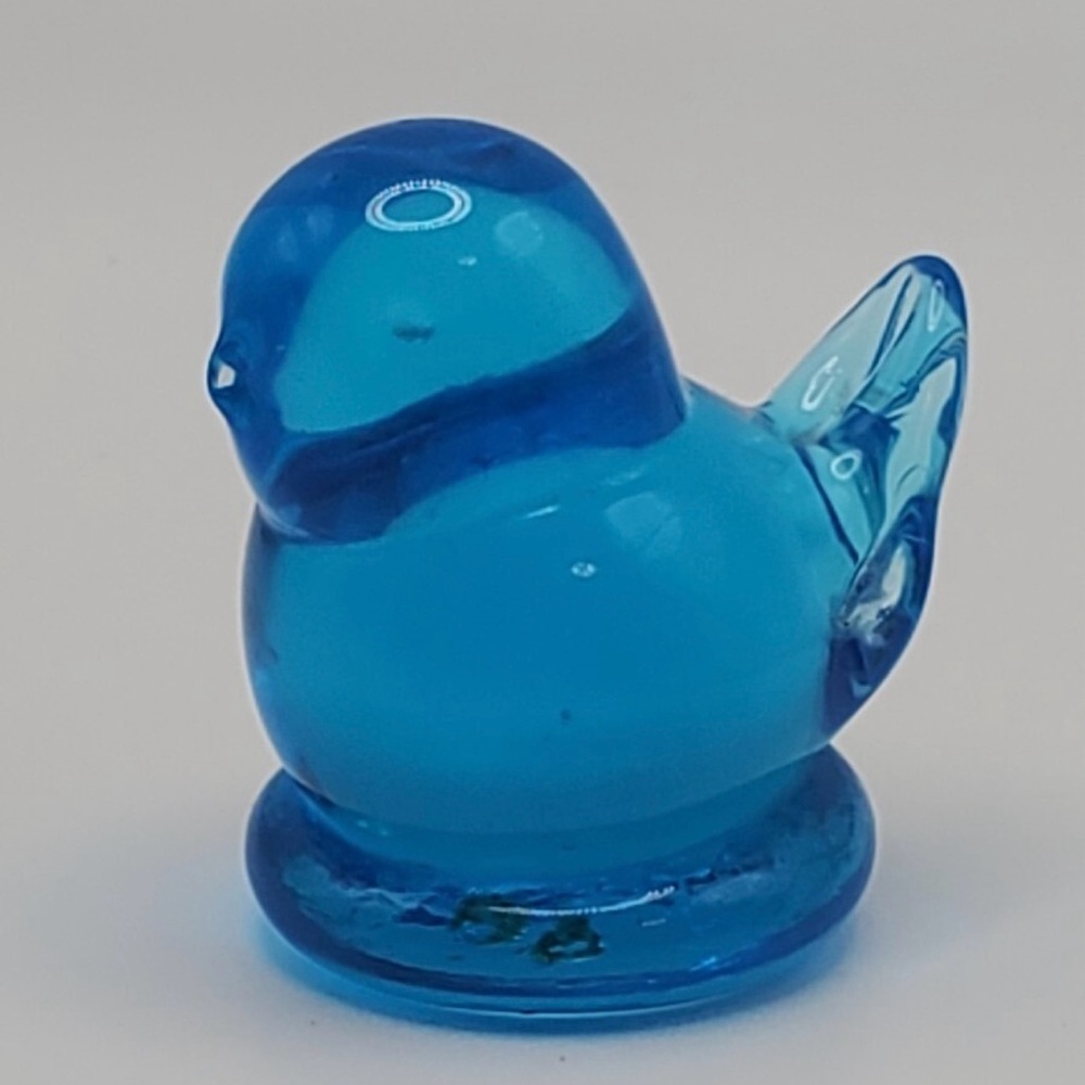 Cobalt Glass Bluebird of Happiness 1988
Leo Ward Signed Dated